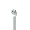 Zoro Select Thumb Screw, #10-24 Thread Size, Spade, Zinc Plated Steel, 2 in Lg, 1000 PK 1032T